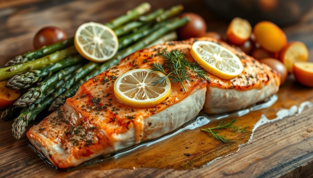 homemade salmon bake