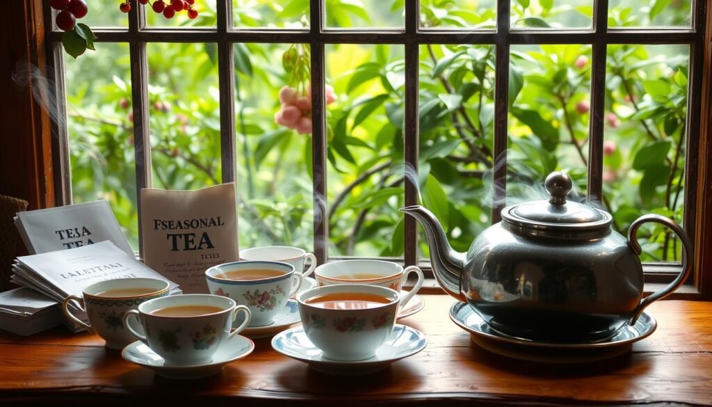 seasonal tea drinking